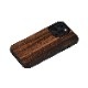 iPhone 13 Pro ケース 天然木 バックカバー Man&Wood Ebony 【 iPhone 13 / 13 Pro / iPhone 12 Pro / 12 / 11 】 木製 背面カバー型 アイフォンケース 