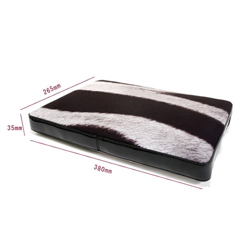 abbi PCインナーケース スエードインナーケース 15インチ ゼブラ