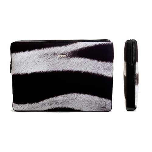 abbi PCインナーケース スエードインナーケース 15インチ ゼブラ