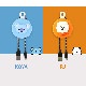 BT21 充電＆データ ライトニングケーブル MFI取得 Lightning ケーブル iPhone 充電 データ転送 バッグ チャーム 収納 ユニバ―スター ラインフレンズ【公式ライセンス商品】