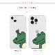 iPhone SE3 ケース カバー ソフト クリア バックカバー Dparks ワニとパンダ 【 iPhone 13 / 13 Pro / iPhone 13 mini / iPhone SE (第3/2世代)、、iPhone 8 / 7 】 背面カバー型 アイフォンケース