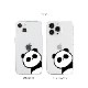 iPhone SE3 ケース カバー ソフト クリア バックカバー Dparks ワニとパンダ 【 iPhone 13 / 13 Pro / iPhone 13 mini / iPhone SE (第3/2世代)、、iPhone 8 / 7 】 背面カバー型 アイフォンケース