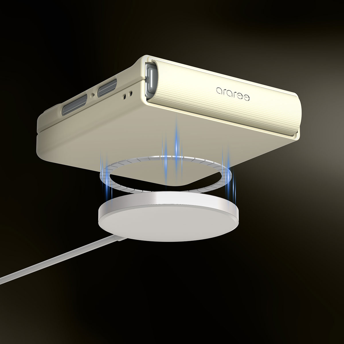 [Galaxy Z Flip7 用] MagSafe対応 Aero Flex M ヒンジまで保護 カバー ケース