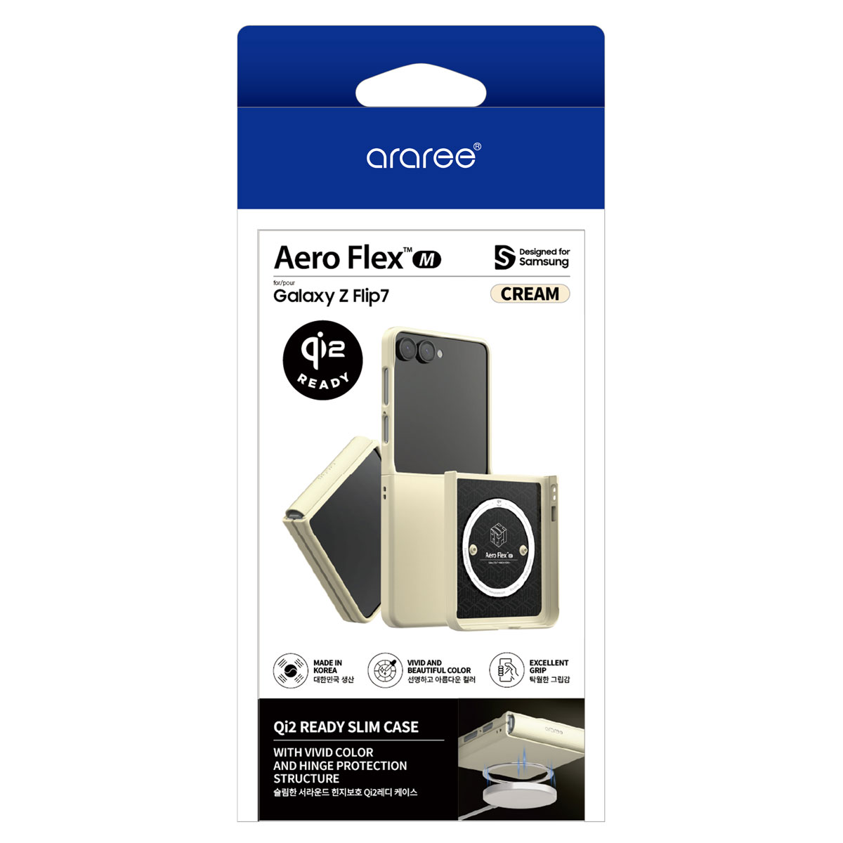araree（アラリー） [Galaxy Z Flip7 用] MagSafe対応 Aero Flex M
