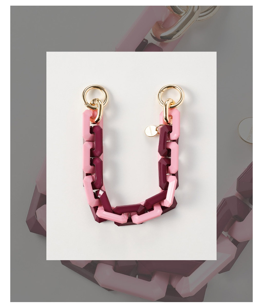 PHONECKLACE ハンドチェーンストラップ コンビ スマホiPhone用