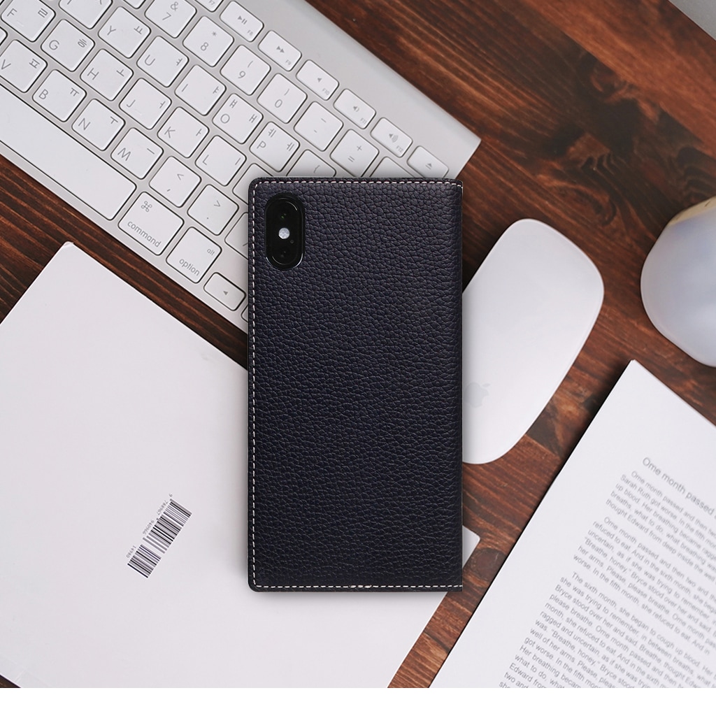 【iPhone 11 Pro ケース】 SLG Desig Full Grain Leather Case （フルグレインレザーケース） 【手帳型 / 本革】