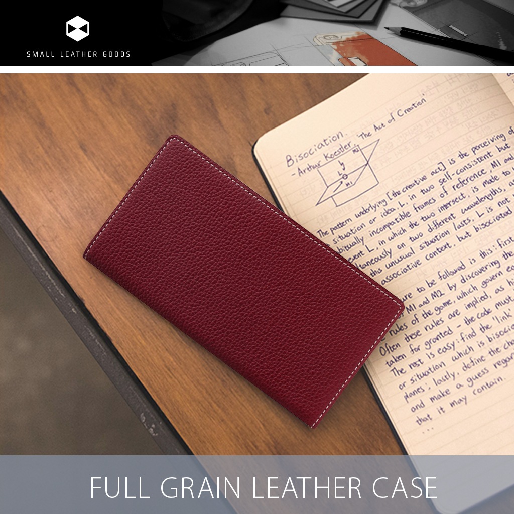 【iPhone 11 Pro ケース】 SLG Desig Full Grain Leather Case （フルグレインレザーケース） 【手帳型 / 本革】