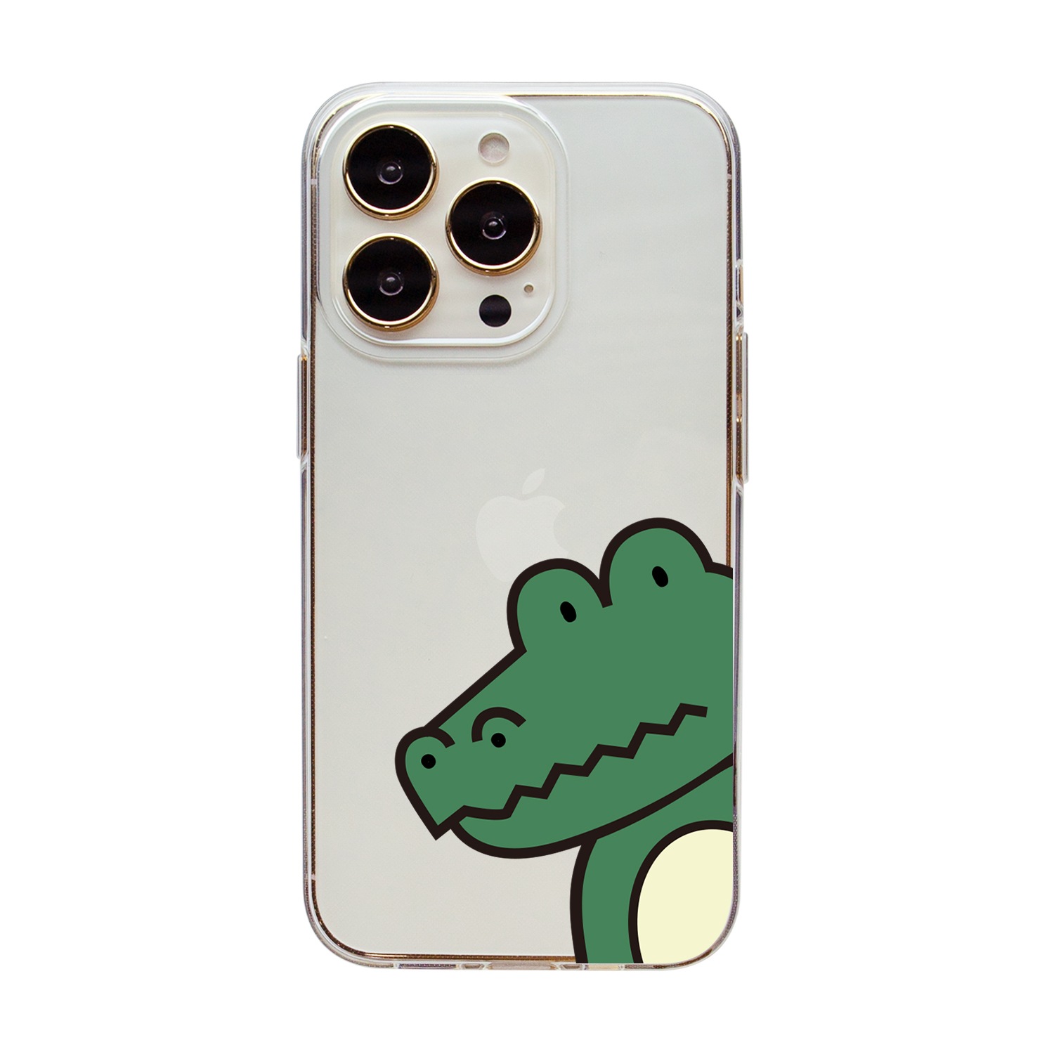 AirPods本体 透明ケース付き ワニイラスト AirPods本体 透明ケース付き ワニイラスト AKAN（エイカン） [ iPhone