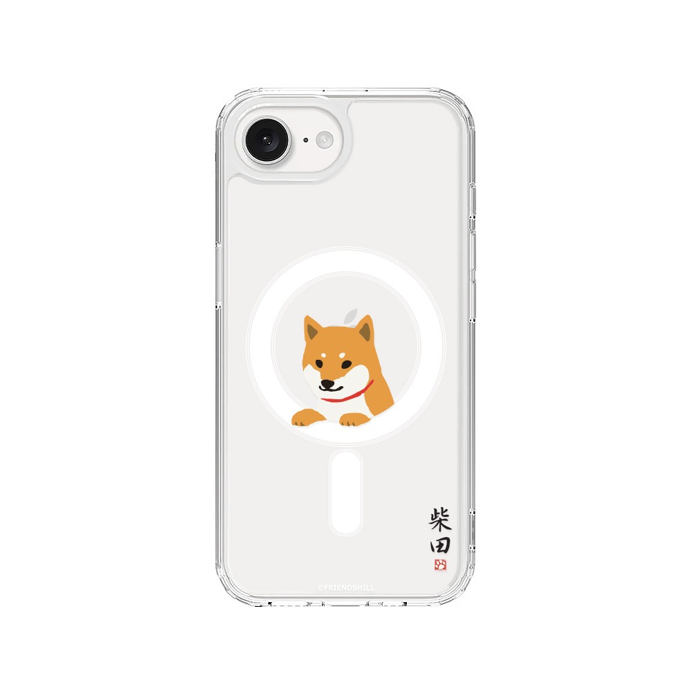 [iPhone 16e 用] しばたさん MagSafe対応 クリアケース 公式ライセンス品