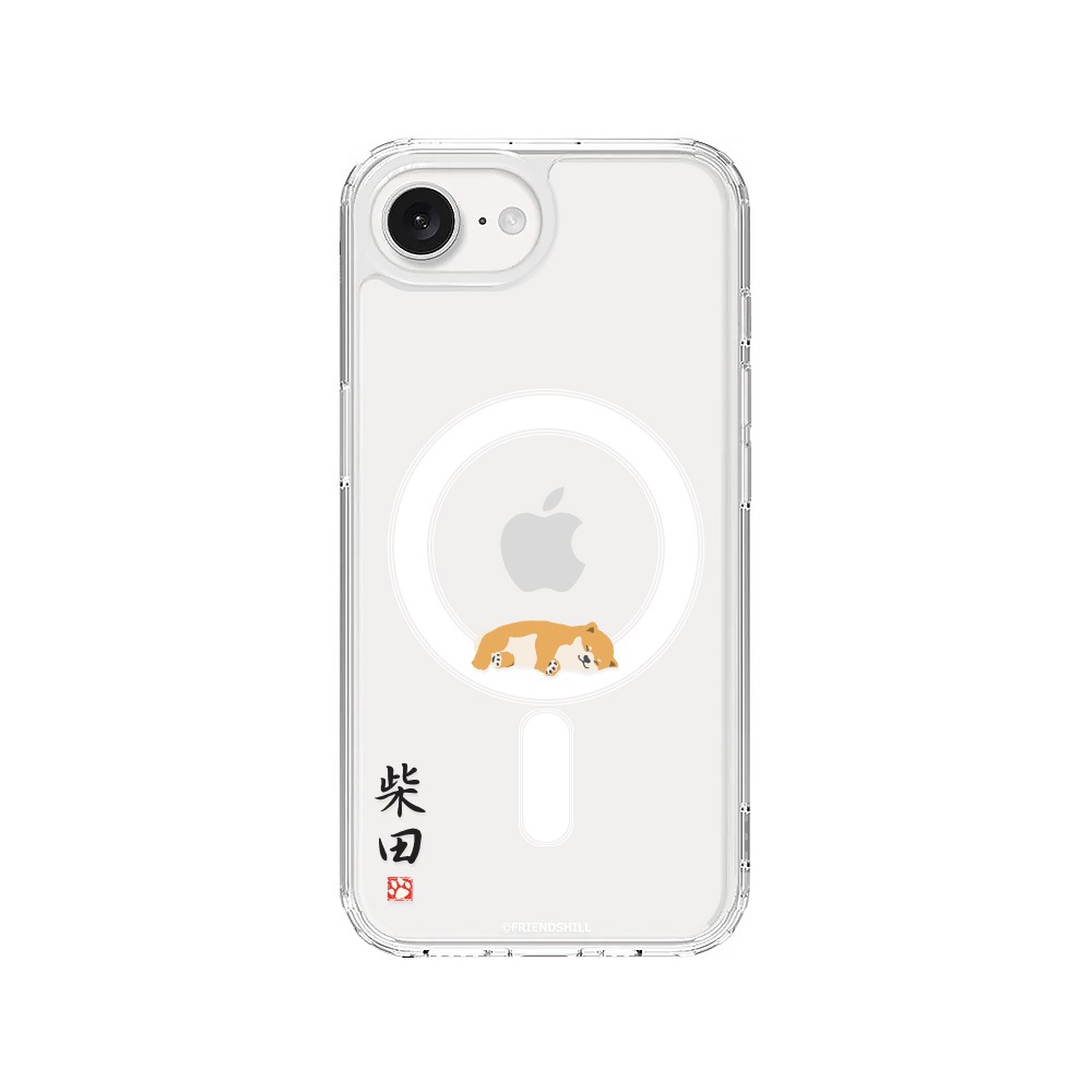 [iPhone 16e 用] しばたさん MagSafe対応 クリアケース 公式ライセンス品