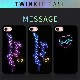 iPhone SE (第3世代) ケース カバー Dparks Twinkle Case Message [iPhone SE3/SE2/8/7]