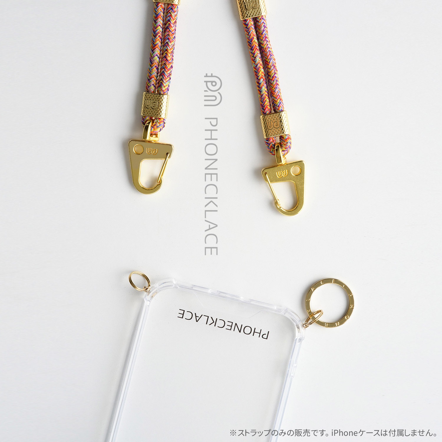 PHONECKLACE PHONECKLACE クロスボディロープストラップ スマホ