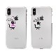 【iPhone XS / X ケース】 Dparks ソフトクリアケース 虫取りネコ