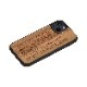 iPhone 13 ケース 天然木 バックカバー Man&Wood Life is… 木製 背面カバー型 アイフォンケース