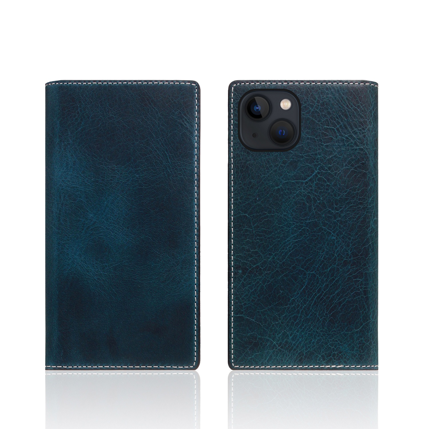 iPhone 13 / 13 Pro レザーケース SLG Design Badalassi Wax case 【手帳型 / 本革 / イタリアン ベジタブ 革】 