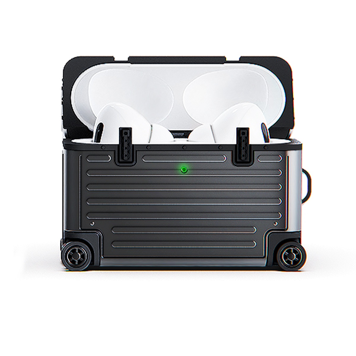 AirPods Pro 3 / AirPods ケース キャリーケース [ ハードケース スピーカーホール LED表示対応 ] エアーポッズ プロ