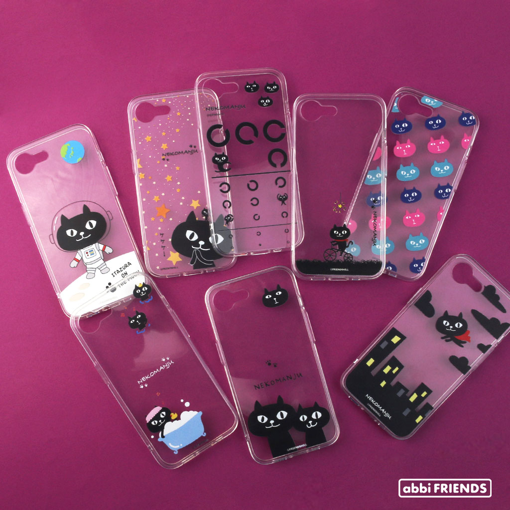 [iPhone 16e 用] ネコマンジュウ ソフト クリアケース 公式ライセンス品