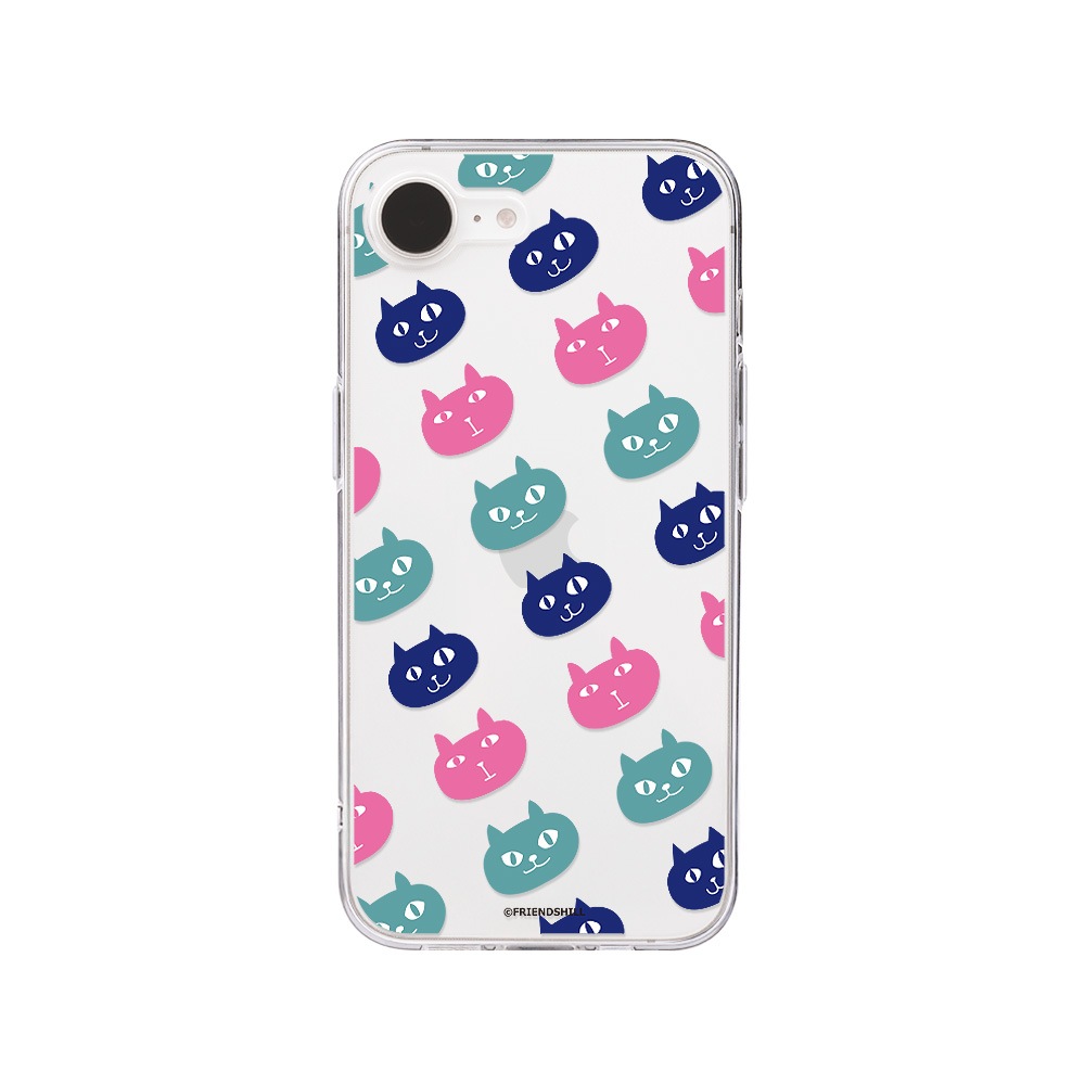 [iPhone 16e 用] ネコマンジュウ ソフト クリアケース 公式ライセンス品