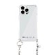 iPhone SE3 ケース スマホショルダー クリア バックカバー Phonecklace  チェーンショルダーストラップ付き 【 iPhone 13/13 Pro/13 mini/13 Pro Max/12 Pro/12/12 mini/SE (第3/2世代)/8/7 】