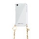 iPhone SE3 ケース スマホショルダー クリア バックカバー Phonecklace  チェーンショルダーストラップ付き 【 iPhone 13/13 Pro/13 mini/13 Pro Max/12 Pro/12/12 mini/SE (第3/2世代)/8/7 】