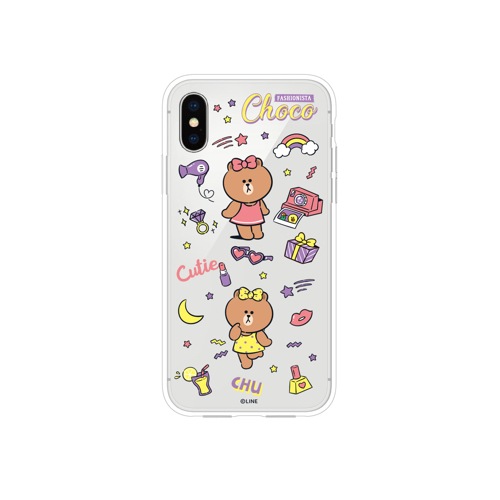 iPhone SE (第3世代) ケース カバー LINE FRIENDS MY FAVORITE THINGS [iPhone SE3/SE2/XS/X/8/7/8 Plus/7 Plus]