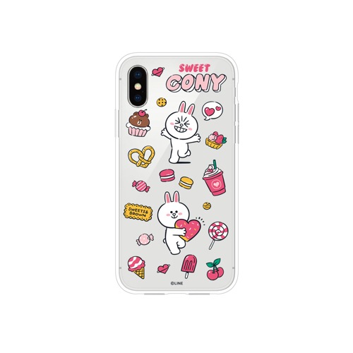 iPhone SE (第3世代) ケース カバー LINE FRIENDS MY FAVORITE THINGS [iPhone SE3/SE2/XS/X/8/7/8 Plus/7 Plus]
