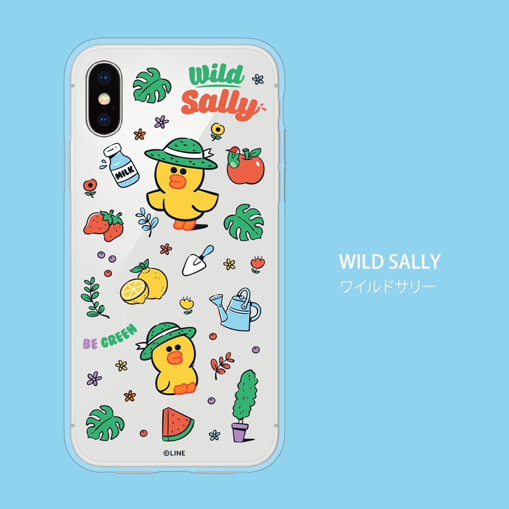 iPhone SE (第3世代) ケース カバー LINE FRIENDS MY FAVORITE THINGS [iPhone SE3/SE2/XS/X/8/7/8 Plus/7 Plus]