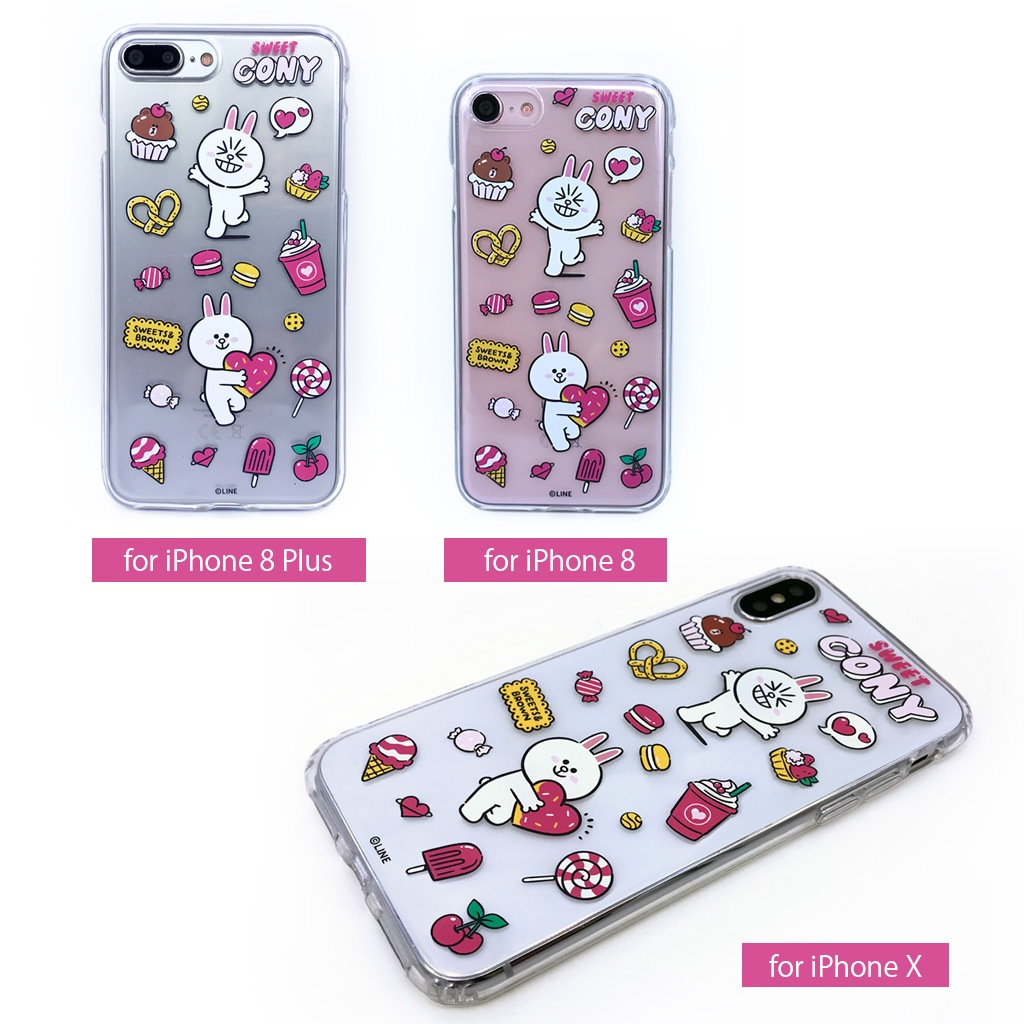 iPhone SE (第3世代) ケース カバー LINE FRIENDS MY FAVORITE THINGS [iPhone SE3/SE2/XS/X/8/7/8 Plus/7 Plus]