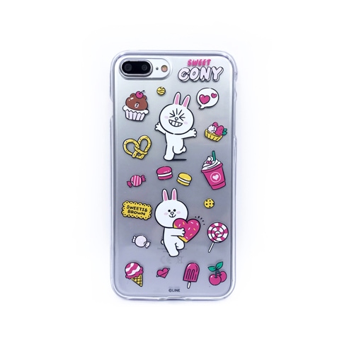 iPhone SE (第3世代) ケース カバー LINE FRIENDS MY FAVORITE THINGS [iPhone SE3/SE2/XS/X/8/7/8 Plus/7 Plus]