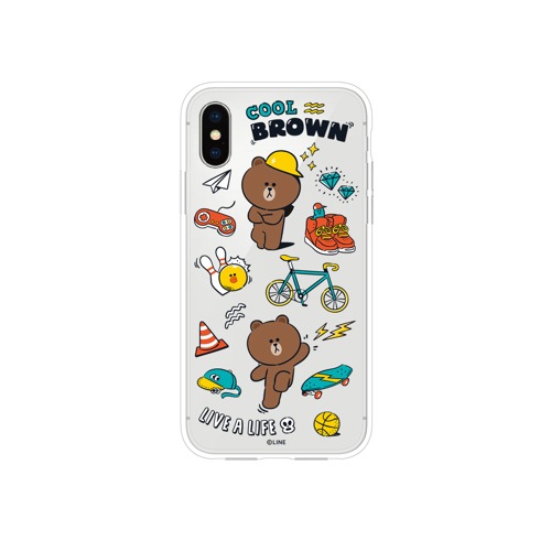iPhone SE (第3世代) ケース カバー LINE FRIENDS MY FAVORITE THINGS [iPhone SE3/SE2/XS/X/8/7/8 Plus/7 Plus]