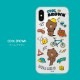 iPhone SE (第3世代) ケース カバー LINE FRIENDS MY FAVORITE THINGS [iPhone SE3/SE2/XS/X/8/7/8 Plus/7 Plus]