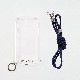iPhone SE3 ケース スマホショルダー クリア バックカバー Phonecklace ロープショルダーストラップ付き 【 iPhone 13/13 Pro/12 Pro/12/12 mini/SE (第3/2世代)/8/7 】