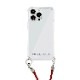 iPhone SE3 ケース スマホショルダー クリア バックカバー Phonecklace ロープショルダーストラップ付き 【 iPhone 13/13 Pro/12 Pro/12/12 mini/SE (第3/2世代)/8/7 】