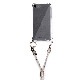 iPhone SE3 ケース スマホショルダー クリア バックカバー Phonecklace ロープショルダーストラップ付き 【 iPhone 13/13 Pro/12 Pro/12/12 mini/SE (第3/2世代)/8/7 】