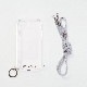 iPhone SE3 ケース スマホショルダー クリア バックカバー Phonecklace ロープショルダーストラップ付き 【 iPhone 13/13 Pro/12 Pro/12/12 mini/SE (第3/2世代)/8/7 】