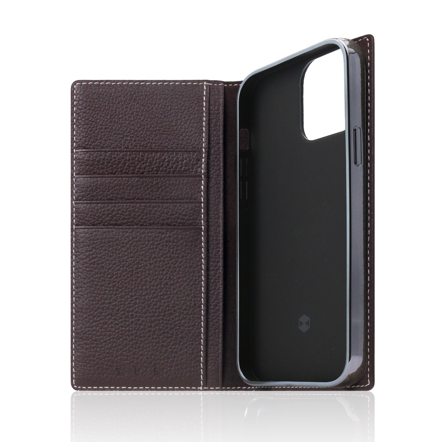 iPhone 13 / 13 Pro レザーケース SLG Design Full Grain Leather Case 【手帳型 / 本革】 