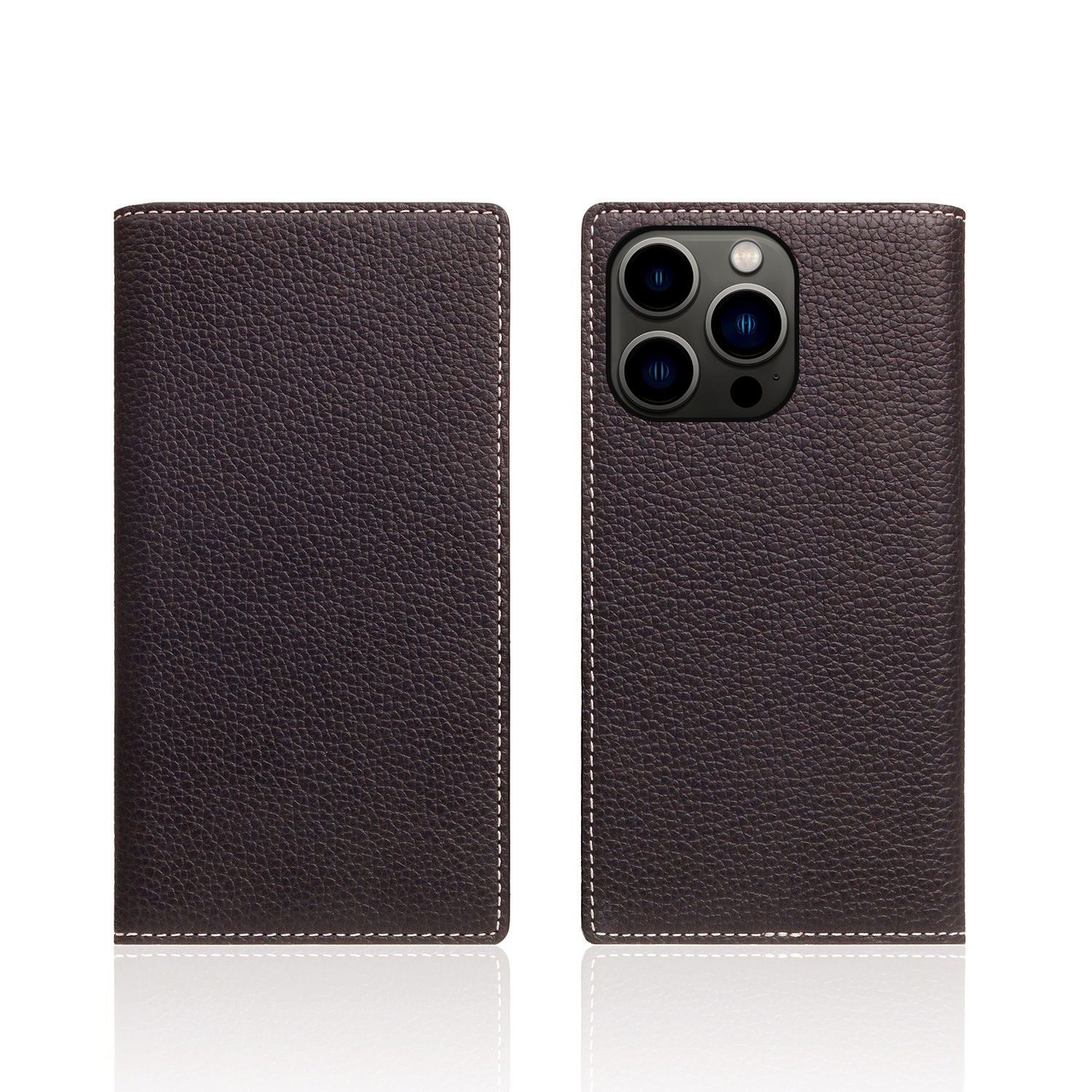 iPhone 13 / 13 Pro レザーケース SLG Design Full Grain Leather Case 【手帳型 / 本革】 