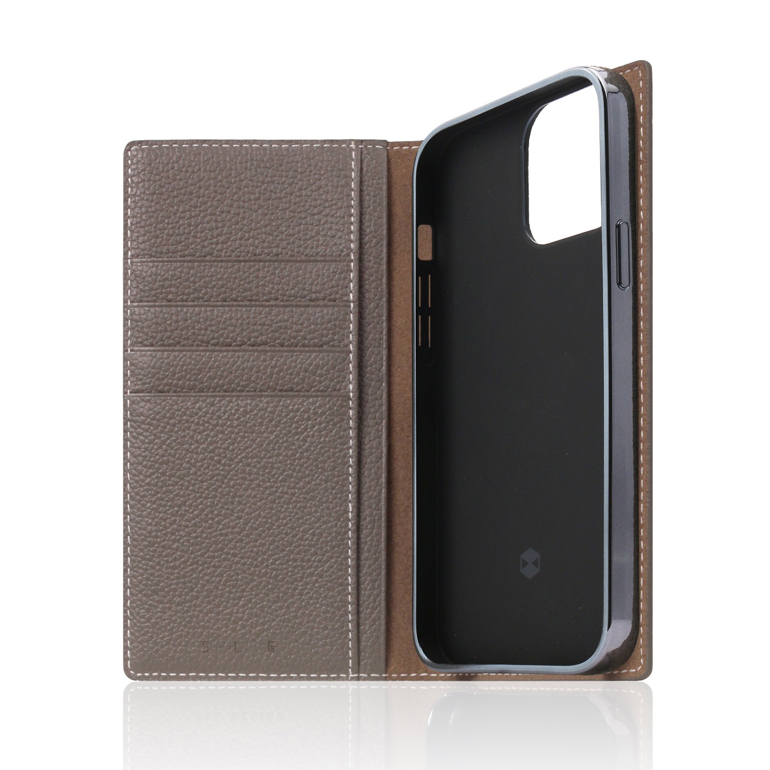 iPhone 13 / 13 Pro レザーケース SLG Design Full Grain Leather Case 【手帳型 / 本革】 