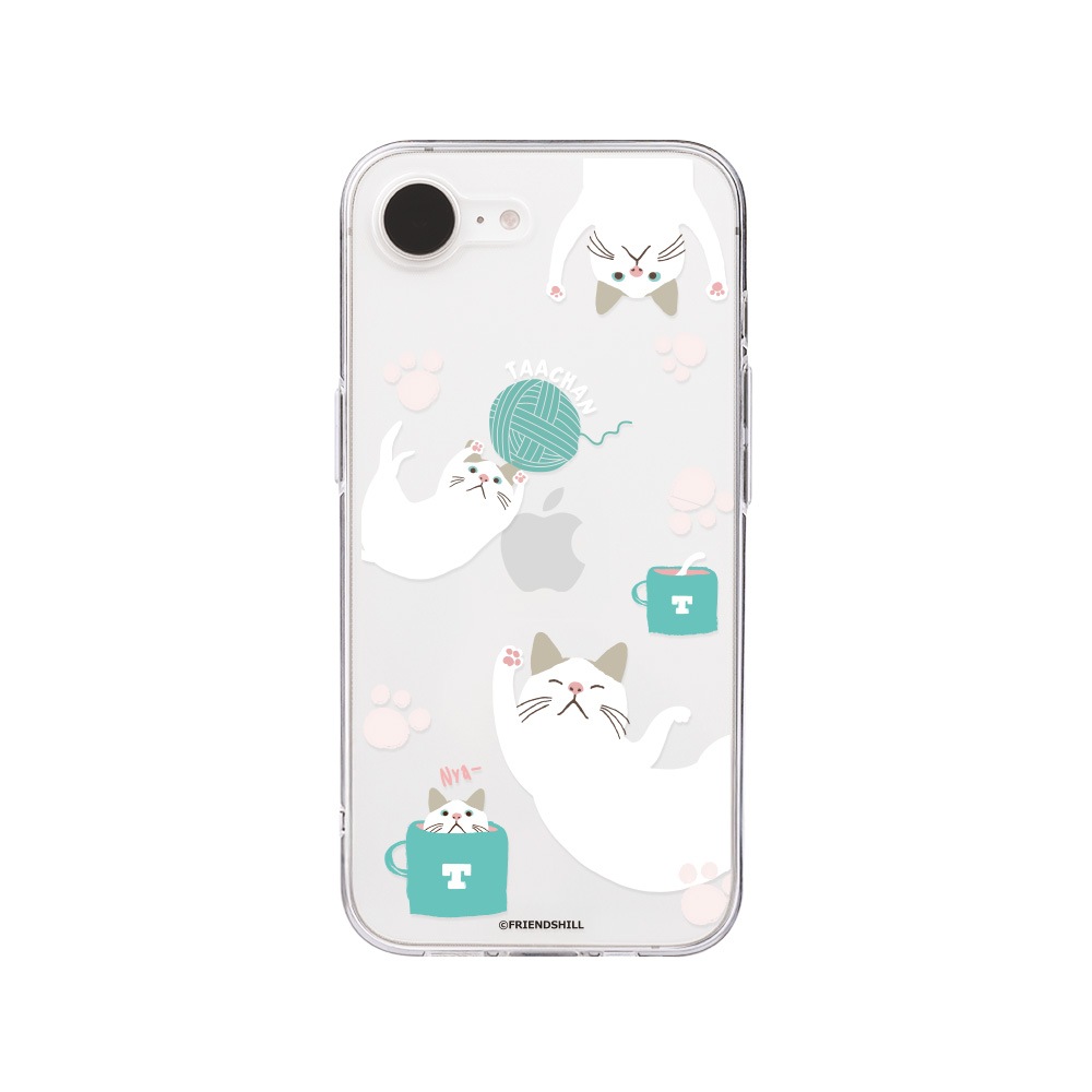 [iPhone 16e 用] ターチャン ソフトクリアケース 公式ライセンス品