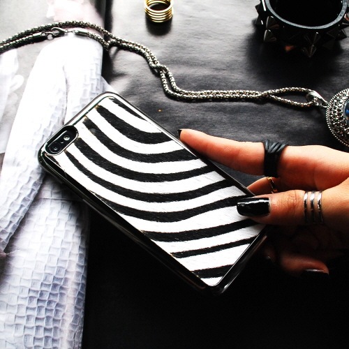 iPhone6s/6 ケース GAZE Zebra Calf Hair Bar（ゼブラカーフヘアーバー）アイフォン