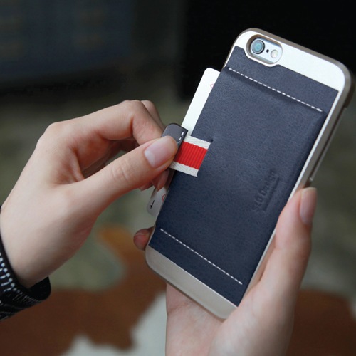 iPhone6 ケース SLG Design D6 Italian Minerva Box Leather Card Pocket Bar（エスエルジ―デザイン D6 イタリアンミネルバボックスレザーカードポケットバー）アイフォン