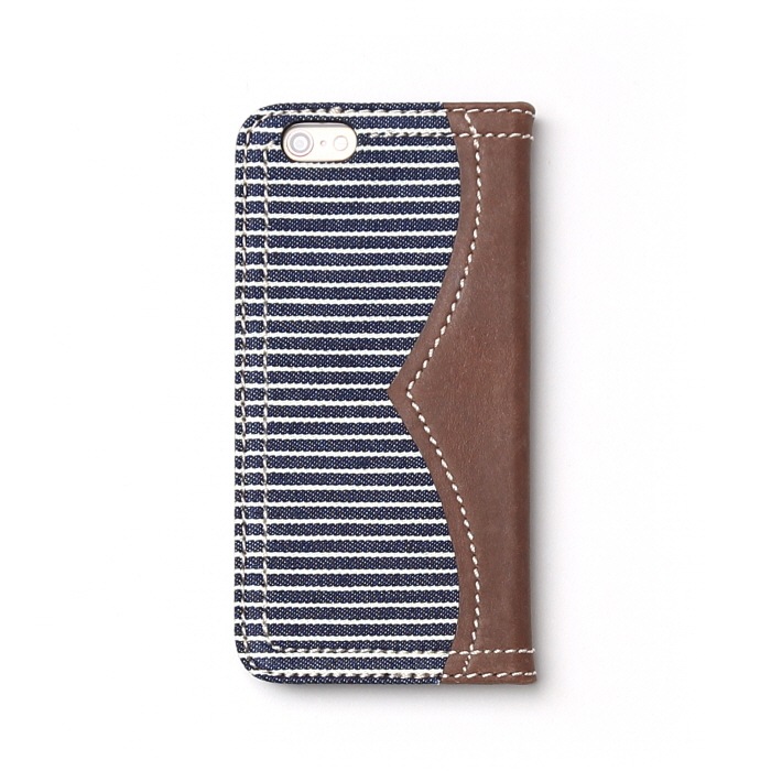 iPhone6s ケース 手帳型 ZENUS Denim Stripe Diary（ゼヌス デニムストライプダイアリー）アイフォン iPhone6