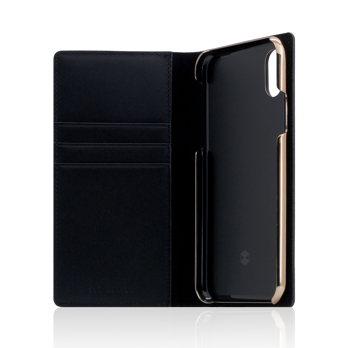 iPhone 11 ケース【iPhone XS / X / XR ケース】SLG Design Carbon Leather Case （カーボンレザーケース）【手帳型 / 本革】