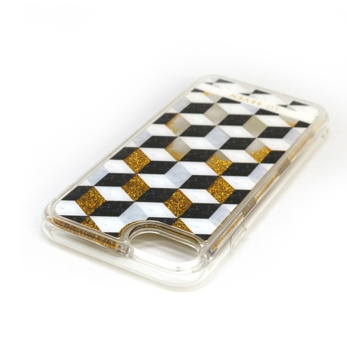 iPhone SE (第3世代) ケース カバー SO SEVEN FASHION CUBIC GLITTER [iPhone SE3/SE2/XS/X8/7]