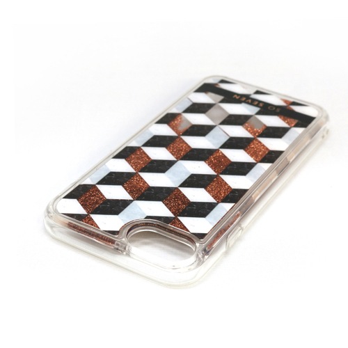 iPhone SE (第3世代) ケース カバー SO SEVEN FASHION CUBIC GLITTER [iPhone SE3/SE2/XS/X8/7]