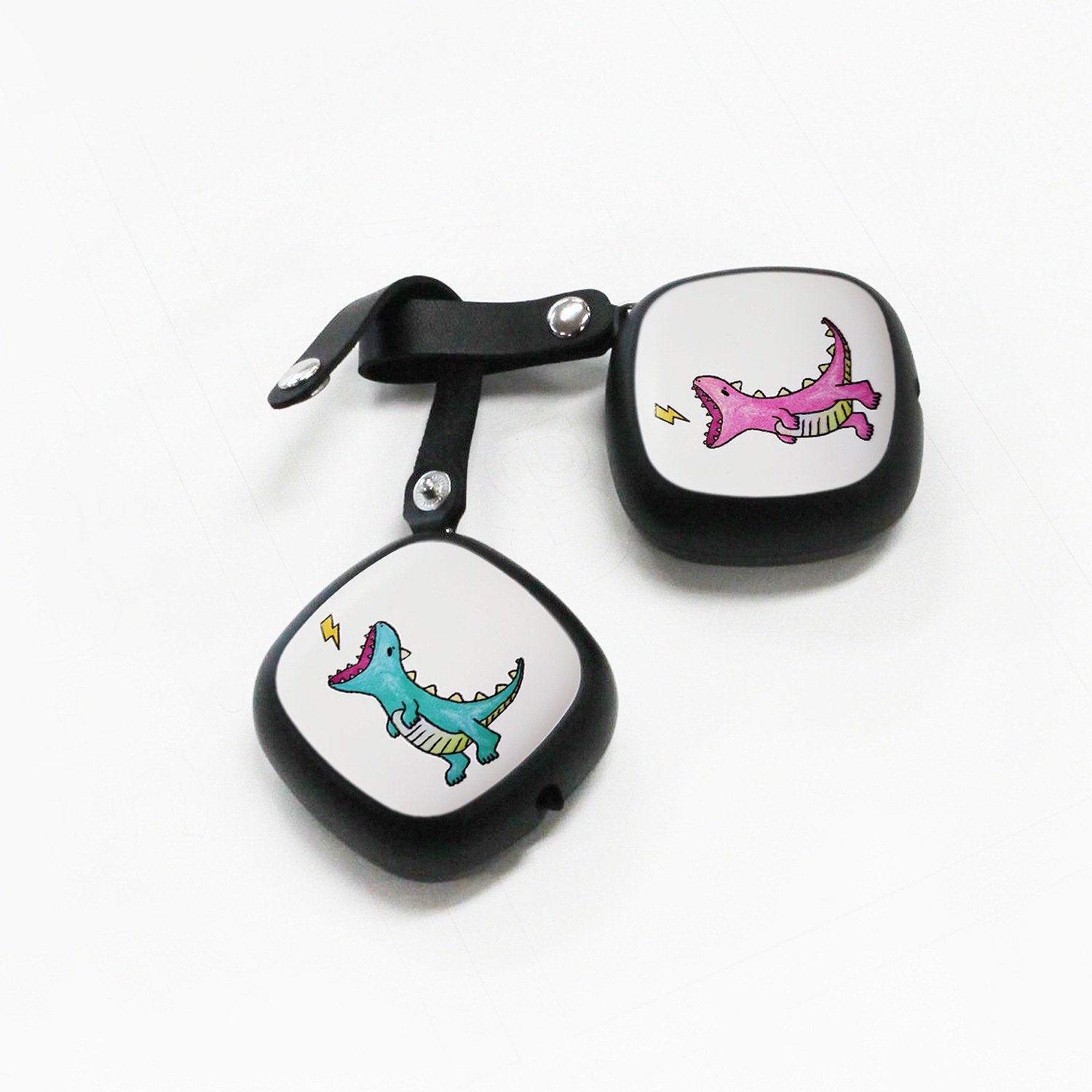 ライトニングケーブル USB-Cケーブル Dparks かわいいイラストの巻き取り式 通信＆充電ケーブル （ディーパークス） 巻き取り 収納ケース iPhone 充電 データ転送 Lightning Android タイプC