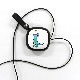 ライトニングケーブル USB-Cケーブル Dparks かわいいイラストの巻き取り式 通信＆充電ケーブル （ディーパークス） 巻き取り 収納ケース iPhone 充電 データ転送 Lightning Android タイプC