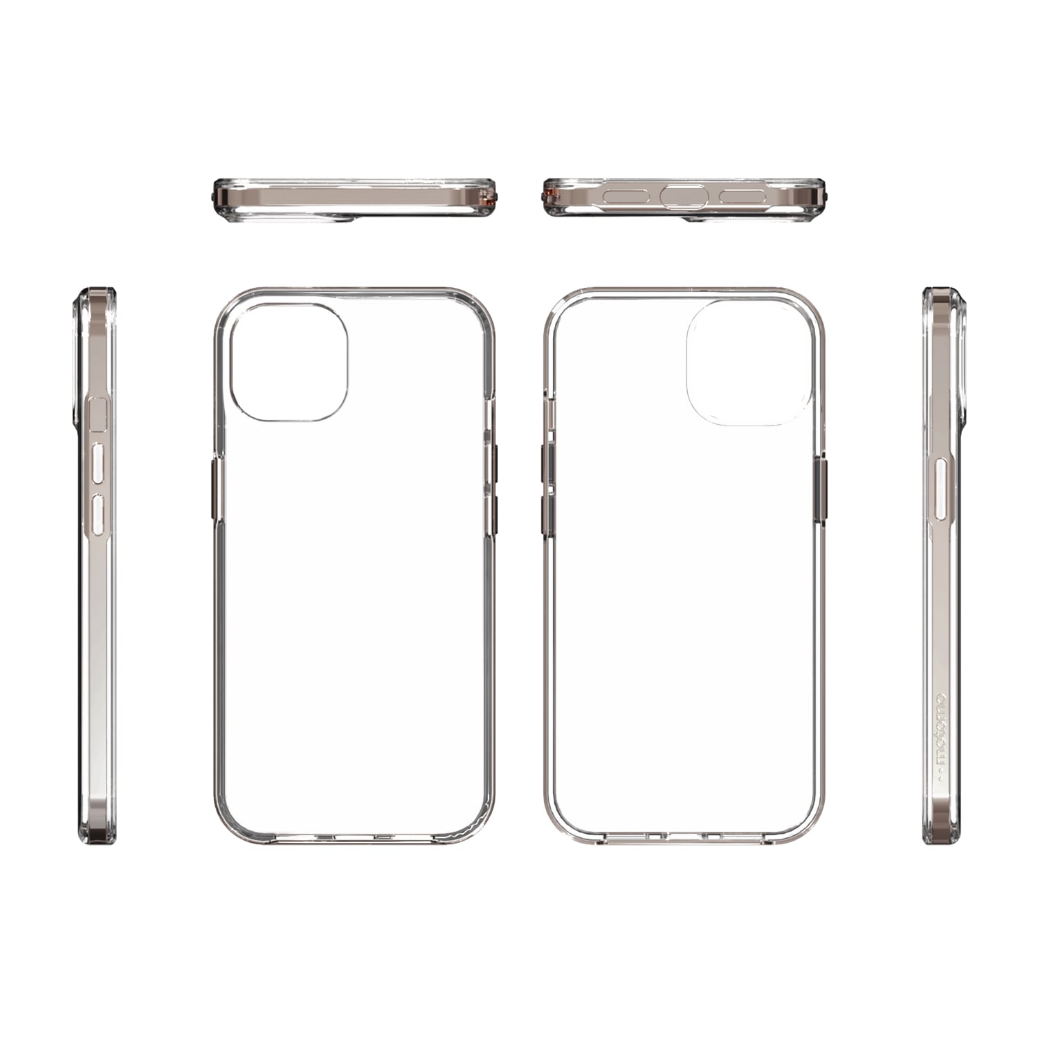 iPhone 13 Pro ケース INO ACHROME SHIELD CASE バックカバー motomo バンパー風 【 iPhone 13 / 13 Pro  / 13 Pro Max 】 背面カバー型 アイフォンケース