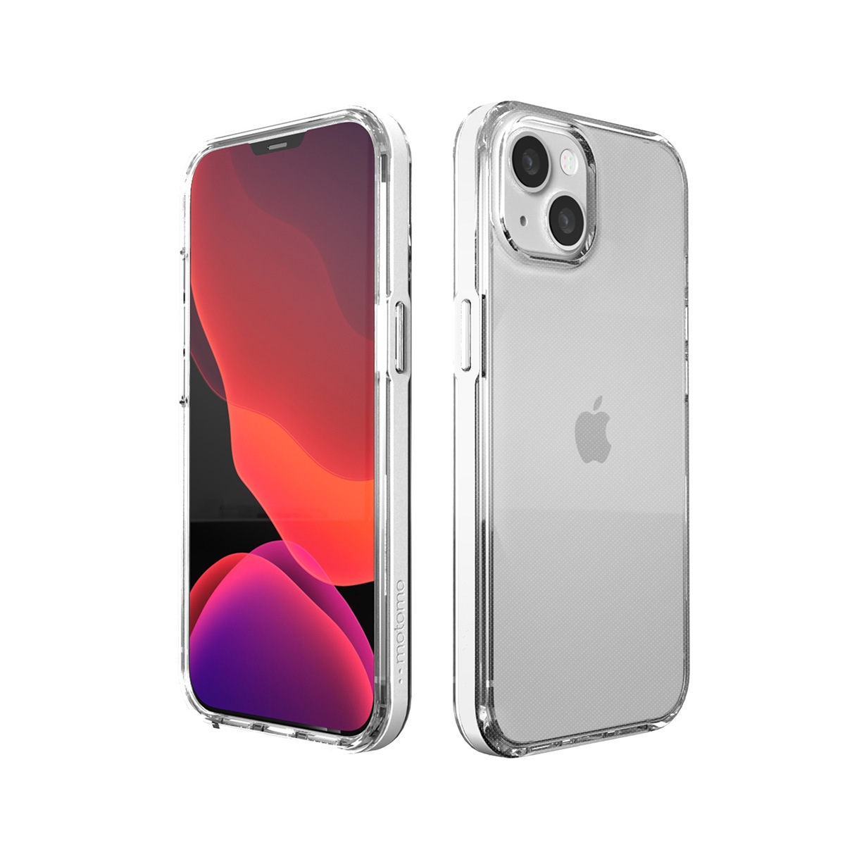 iPhone 13 Pro ケース INO ACHROME SHIELD CASE バックカバー motomo バンパー風 【 iPhone 13 / 13 Pro  / 13 Pro Max 】 背面カバー型 アイフォンケース