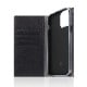iPhone 13 / 13 Pro レザーケース SLG Design Edition Calf Skin Leather Diary【手帳型 / 本革 / ファブリック】 